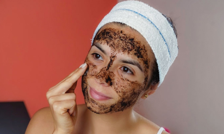 Coffee face mask