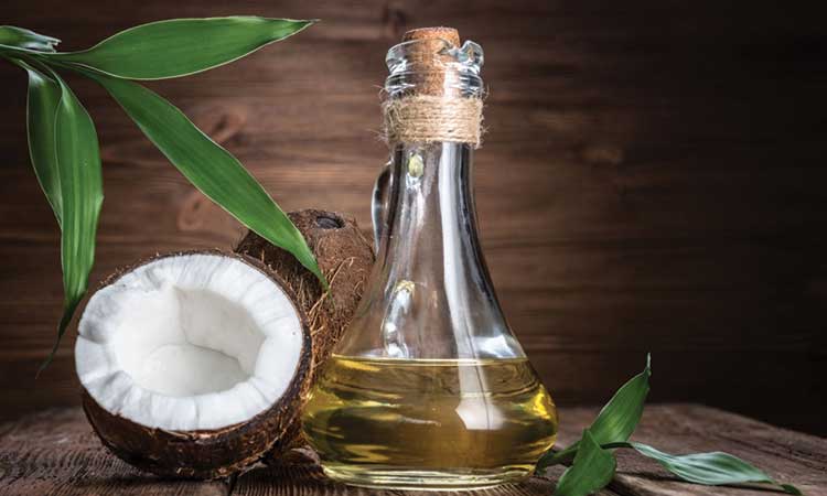 Massaging baby with coconut oil helps with Eczema