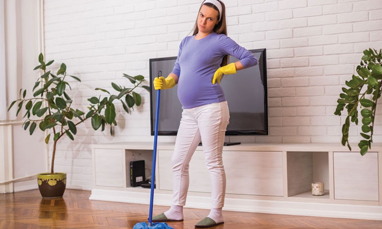 Mopping and sweeping