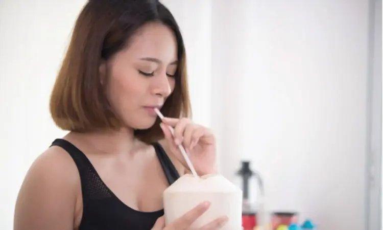 Drinking coconut water during pregnancy is good for skin