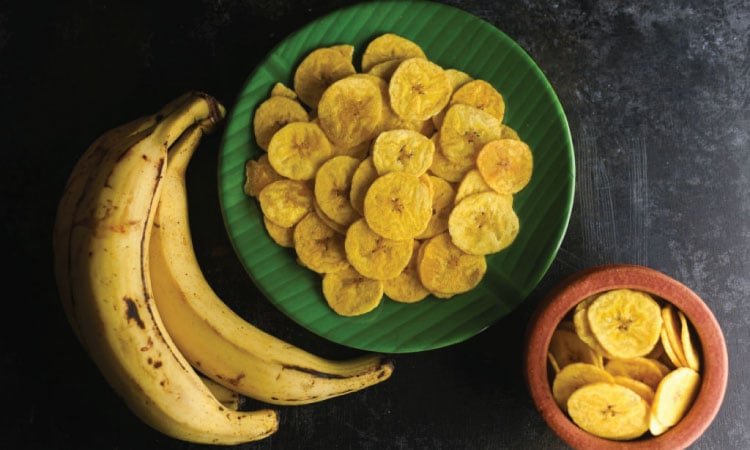 Banana chips are an excellent source of magnesium