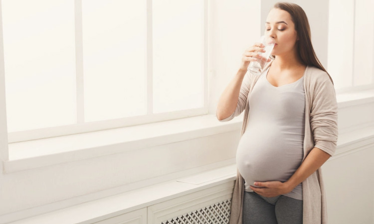 Dehydration can cause weakness during pregnancy