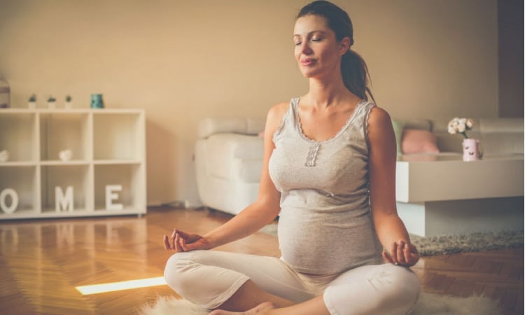 Yoga can help with abdominal pain during pregnancy