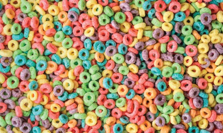 Sugary breakfast cereals
