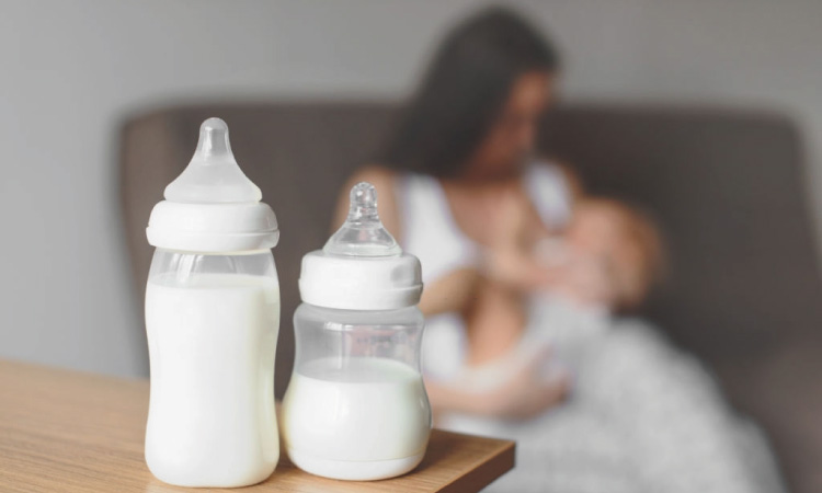 bottle feeding a baby requires some planning