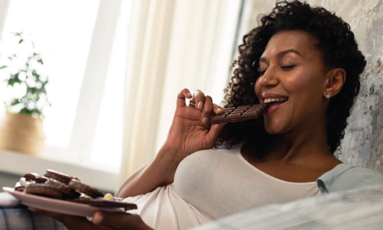 Does Eating Chocolate While Pregnant Make Your Baby Happy