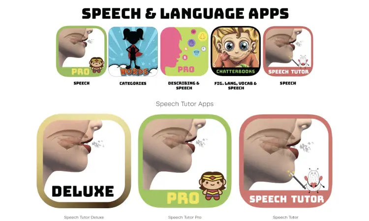 Speech Tutor speech and language apps