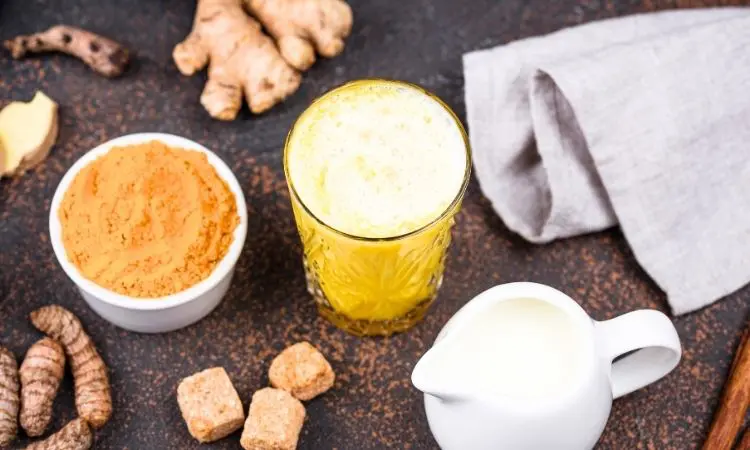 turmeric milk when expecting